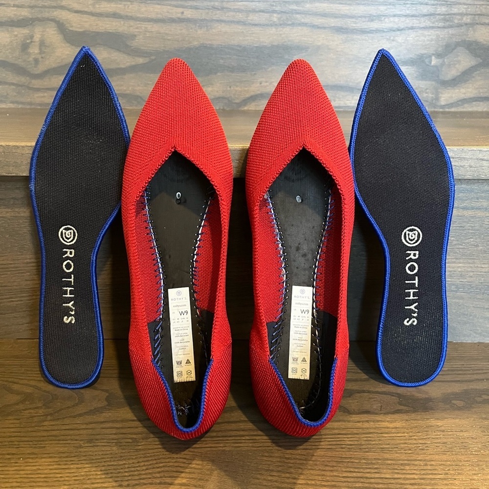 Rothy's The Point Flat Size 9 - Picture 8 of 10